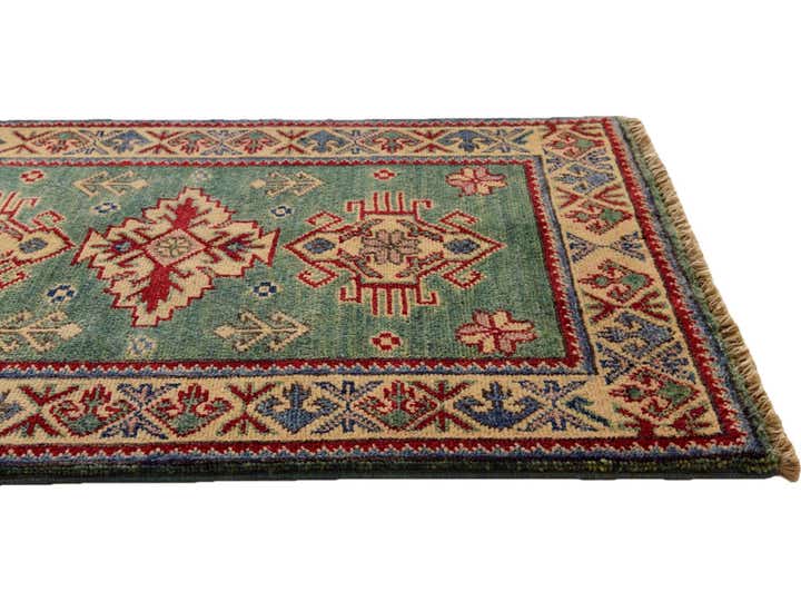 2' x 3' 1 Hand Knotted Kazak Rug