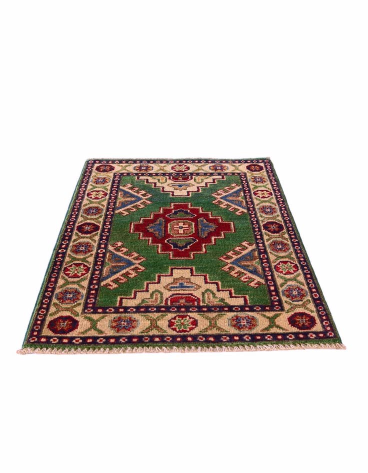 Detail image of 2' x 3' 2 Hand Knotted Kazak Rug