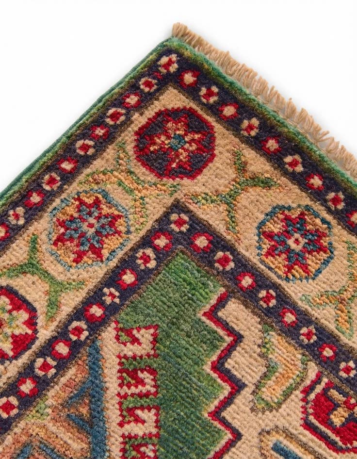 Detail image of 2' x 3' 2 Hand Knotted Kazak Rug