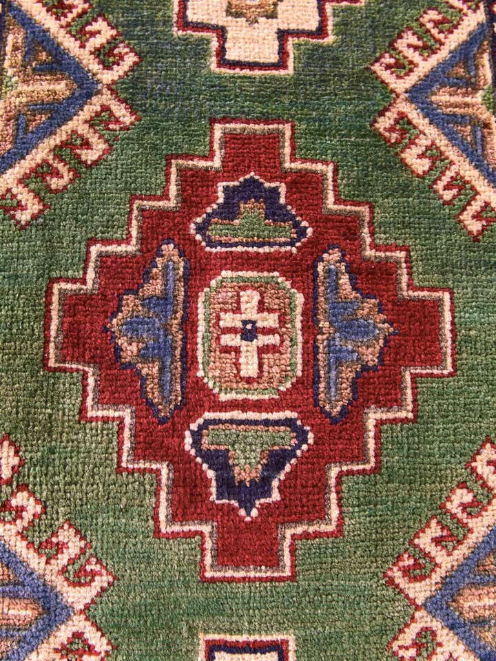 2' x 3' 2 Hand Knotted Kazak Rug
