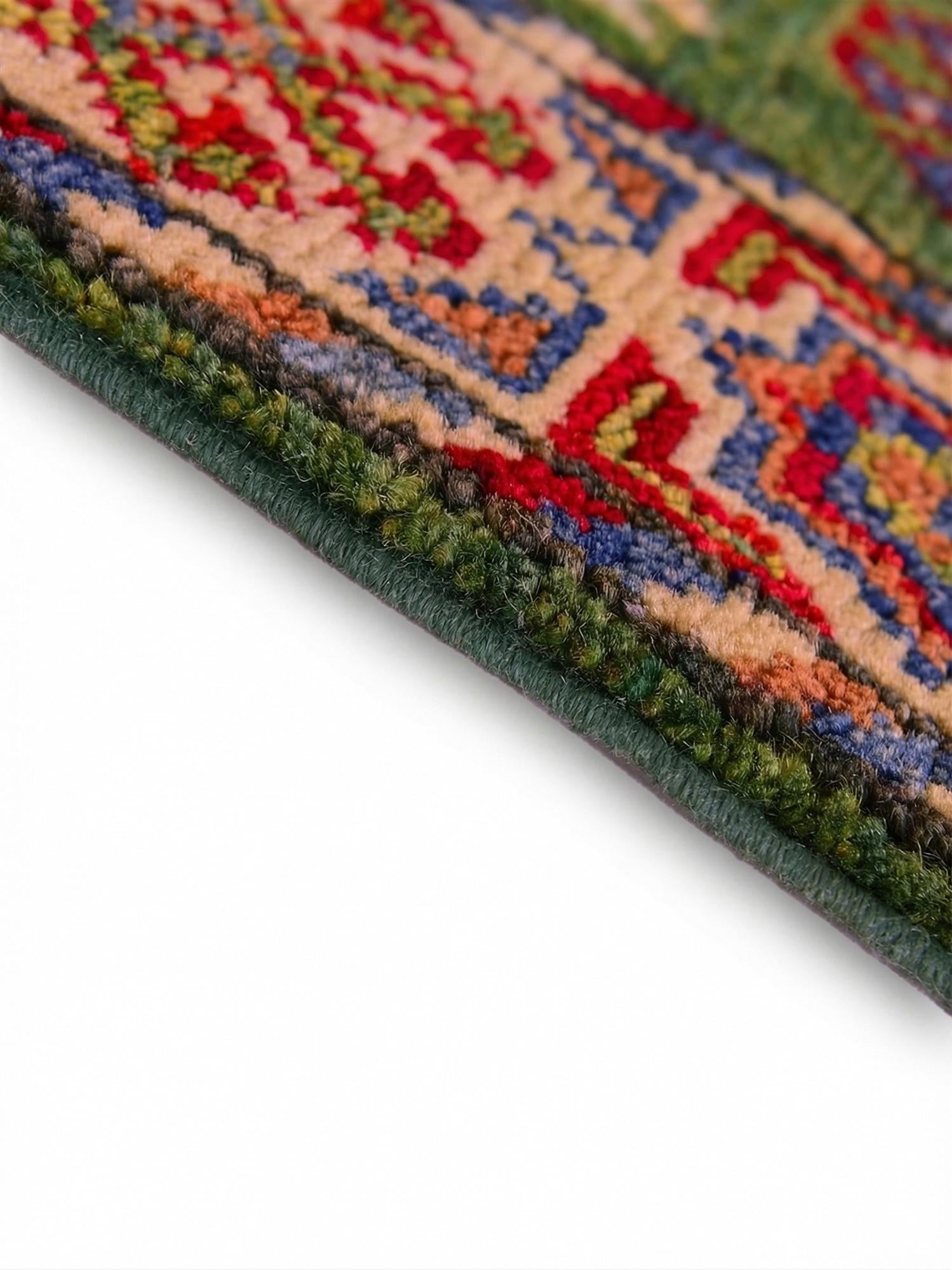 Detail image 8 of 12: 2' x 3' 3 Hand Knotted Kazak Rug