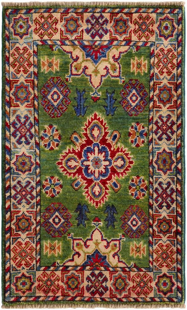2' x 3' 3 Hand Knotted Kazak Rug