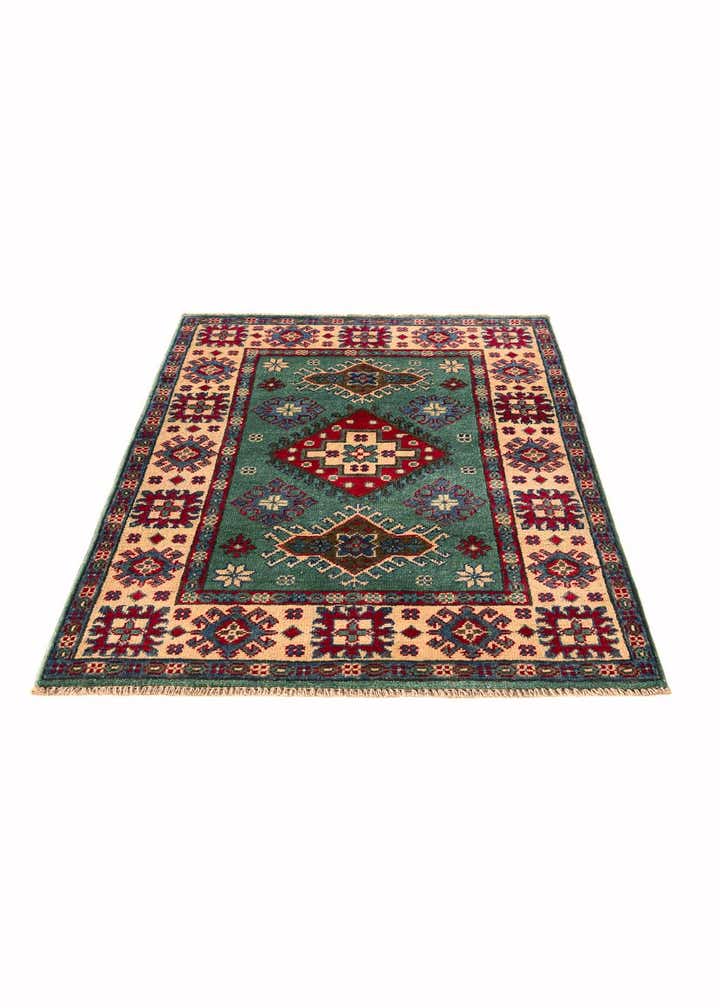 2' 8 x 4' Hand Knotted Kazak Rug