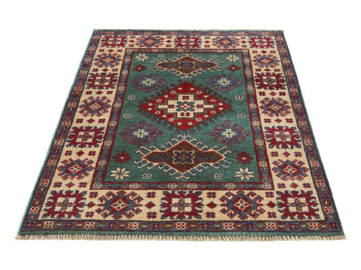 2' 8 x 4' Hand Knotted Kazak Rug