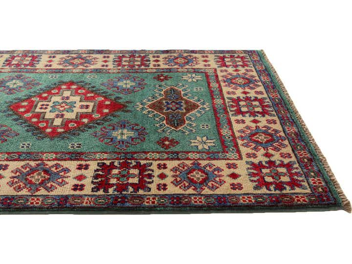 2' 8 x 4' Hand Knotted Kazak Rug