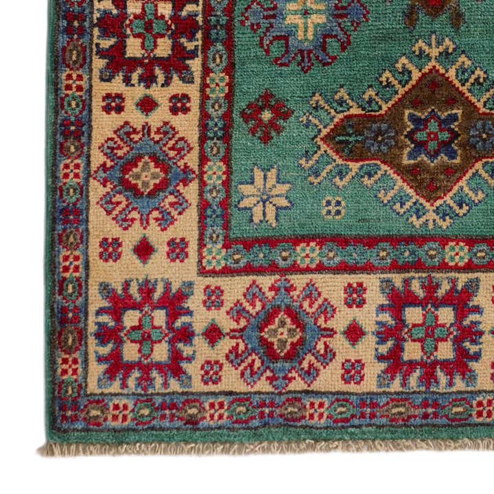 2' 8 x 4' Hand Knotted Kazak Rug