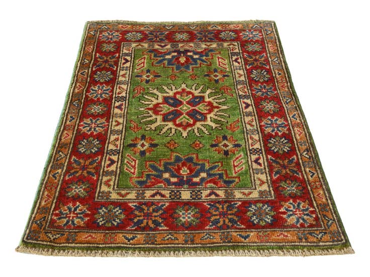 Detail image of 2' x 3' Hand Knotted Kazak Rug