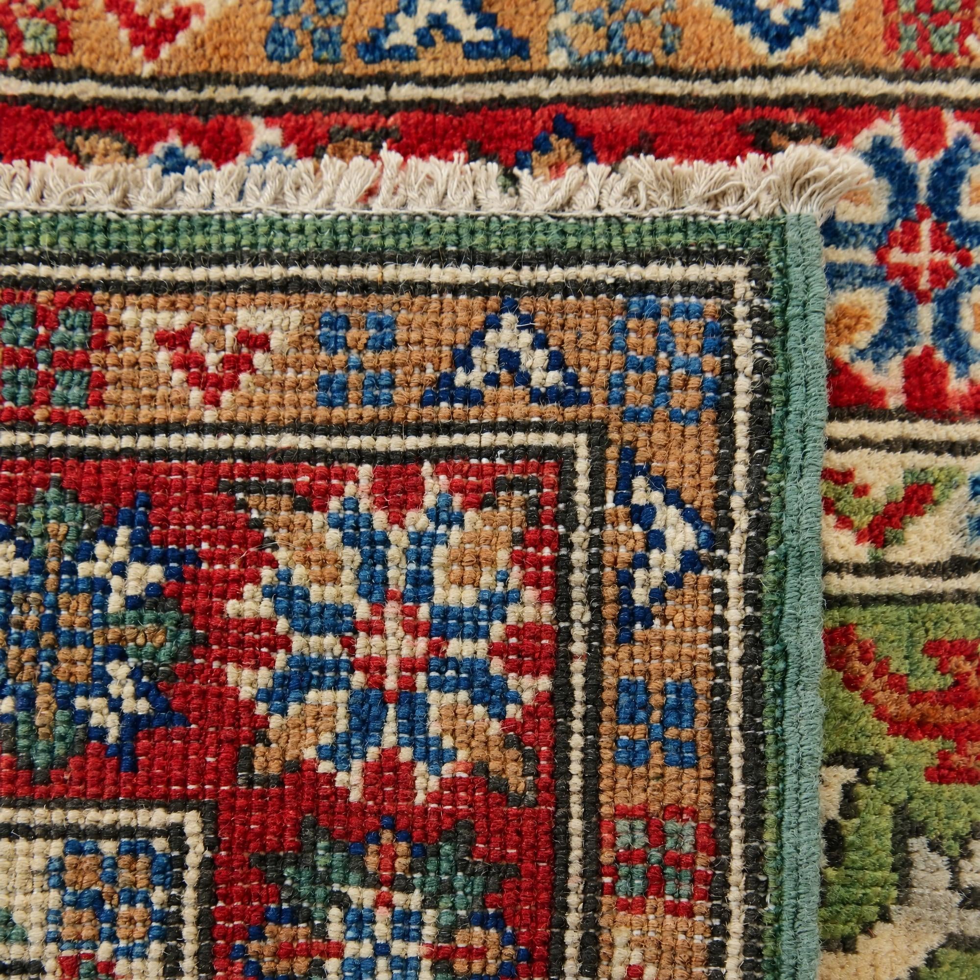 60cm x 90cm Hand Knotted Kazak Rug