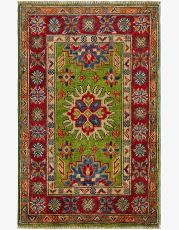 2' x 3' Hand Knotted Kazak Rug