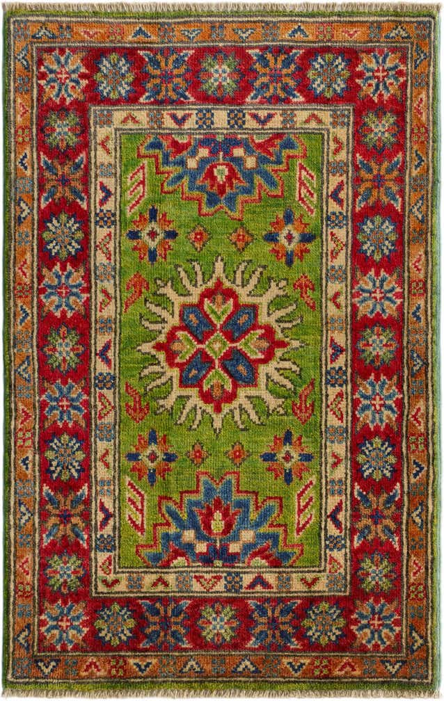 2' x 3' Hand Knotted Kazak Rug