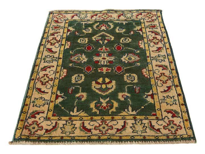 2' 3 x 3' 4 Hand Knotted Kazak Rug
