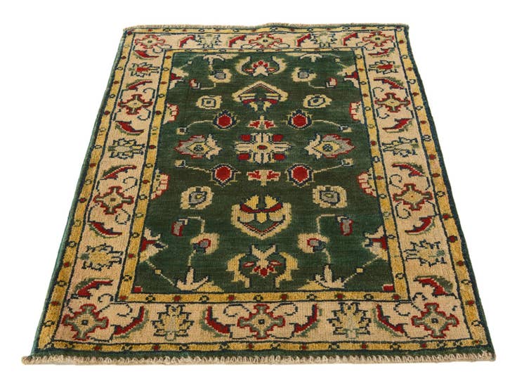 Detail image of 2' 3 x 3' 4 Hand Knotted Kazak Rug