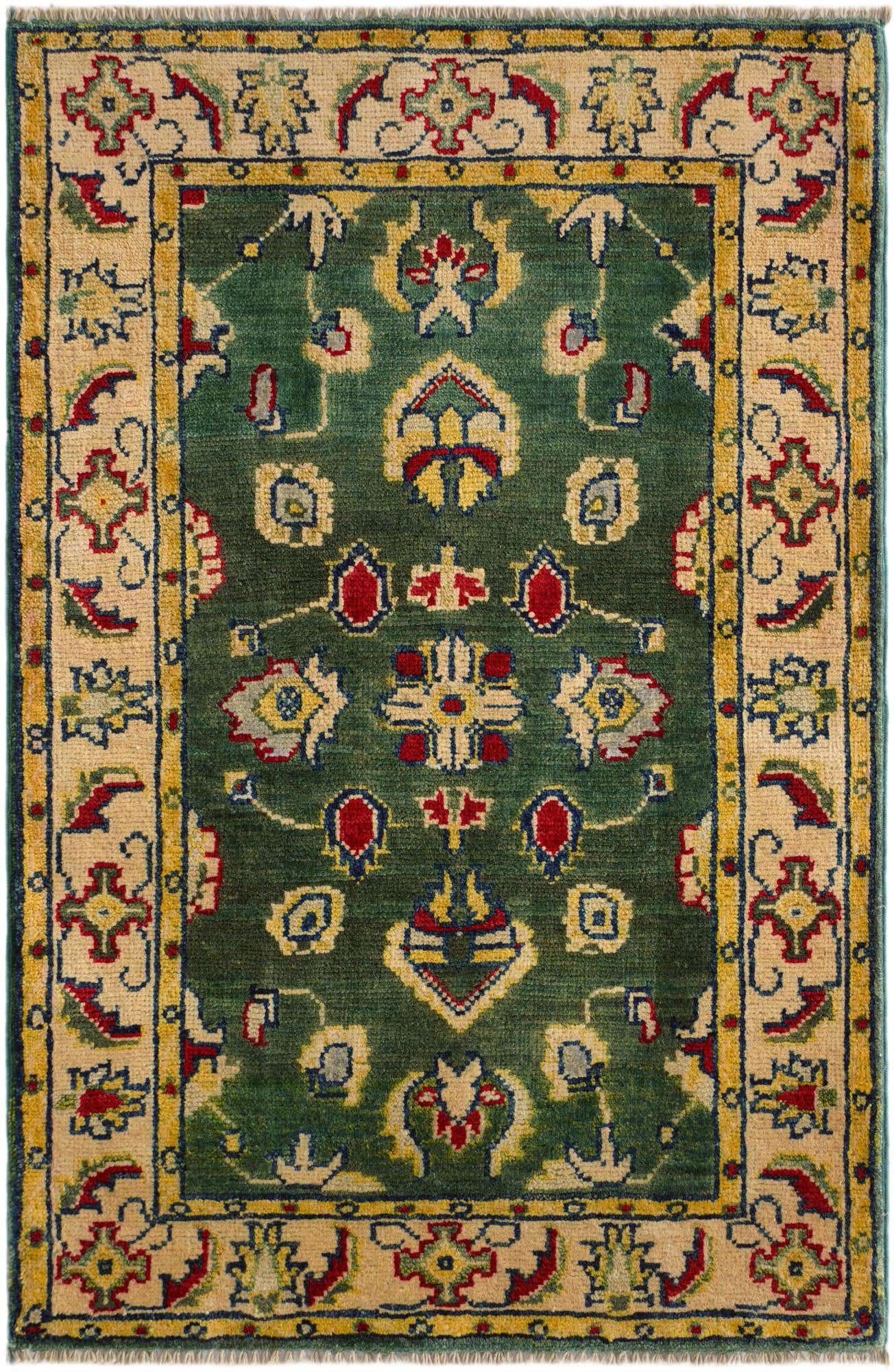 2' 3 x 3' 4 Hand Knotted Kazak Rug