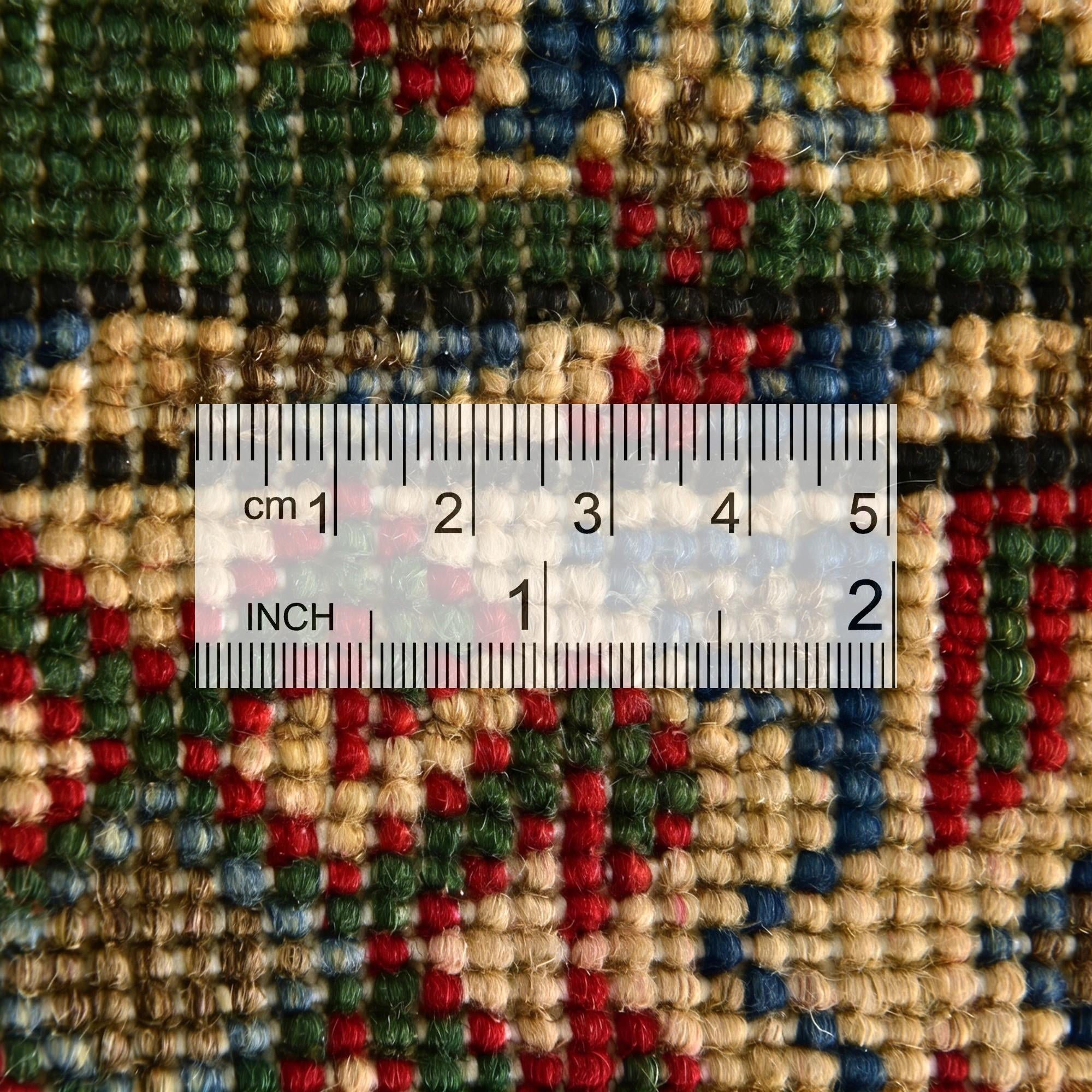 1' 11 x 3' Hand Knotted Kazak Rug