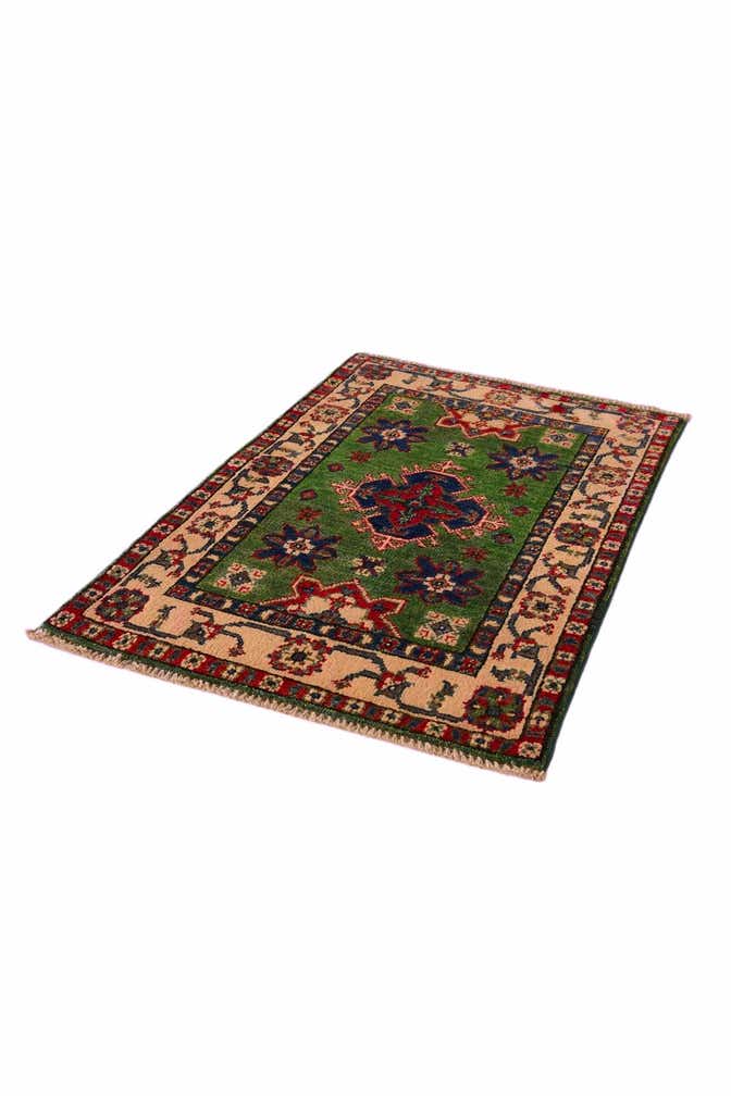 2' x 3' Hand Knotted Kazak Rug