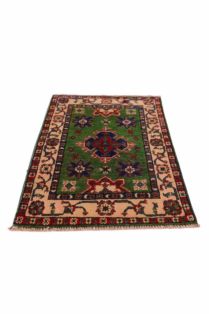 2' x 3' Hand Knotted Kazak Rug