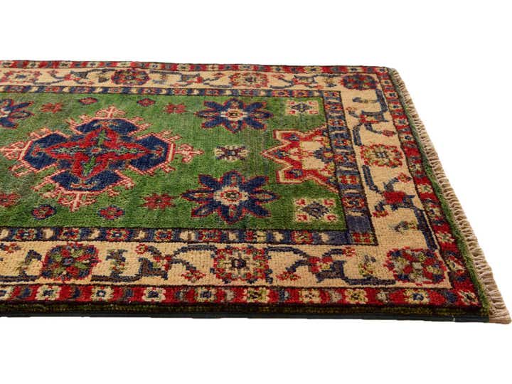 2' x 3' Hand Knotted Kazak Rug