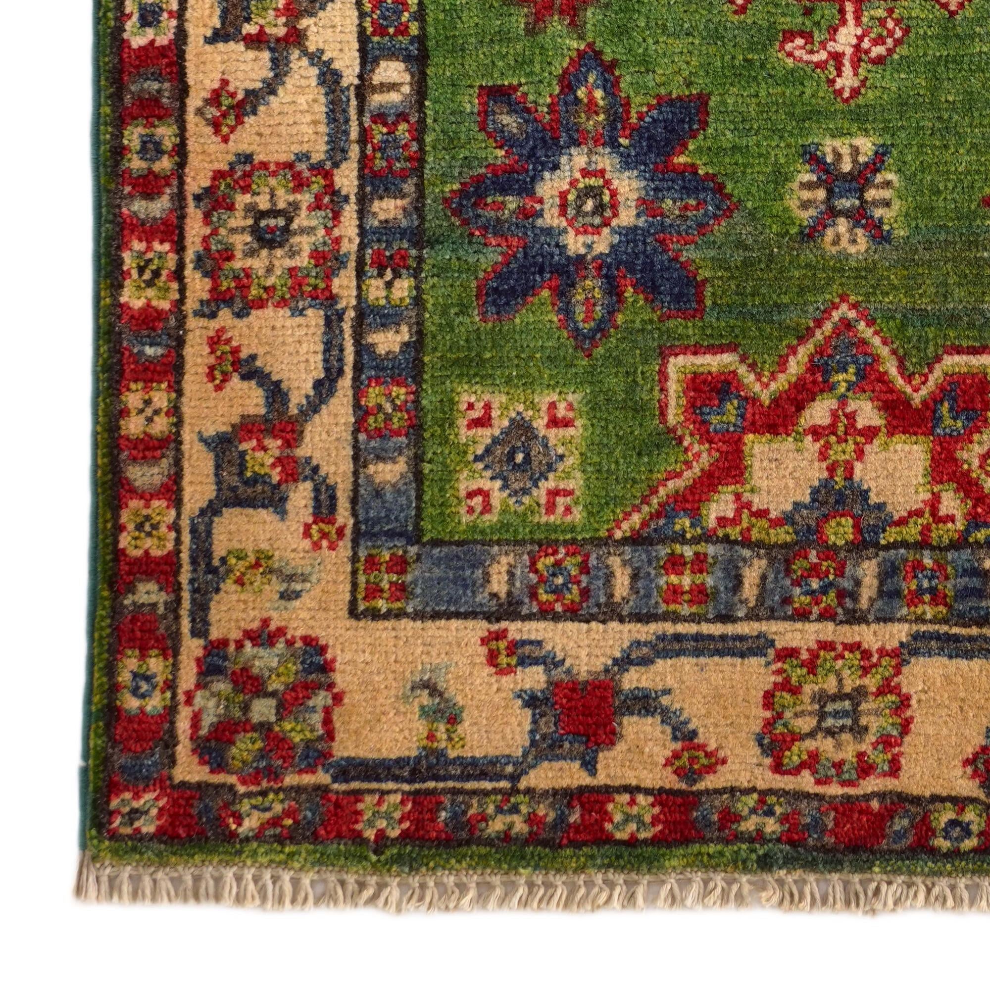 2' x 3' Hand Knotted Kazak Rug