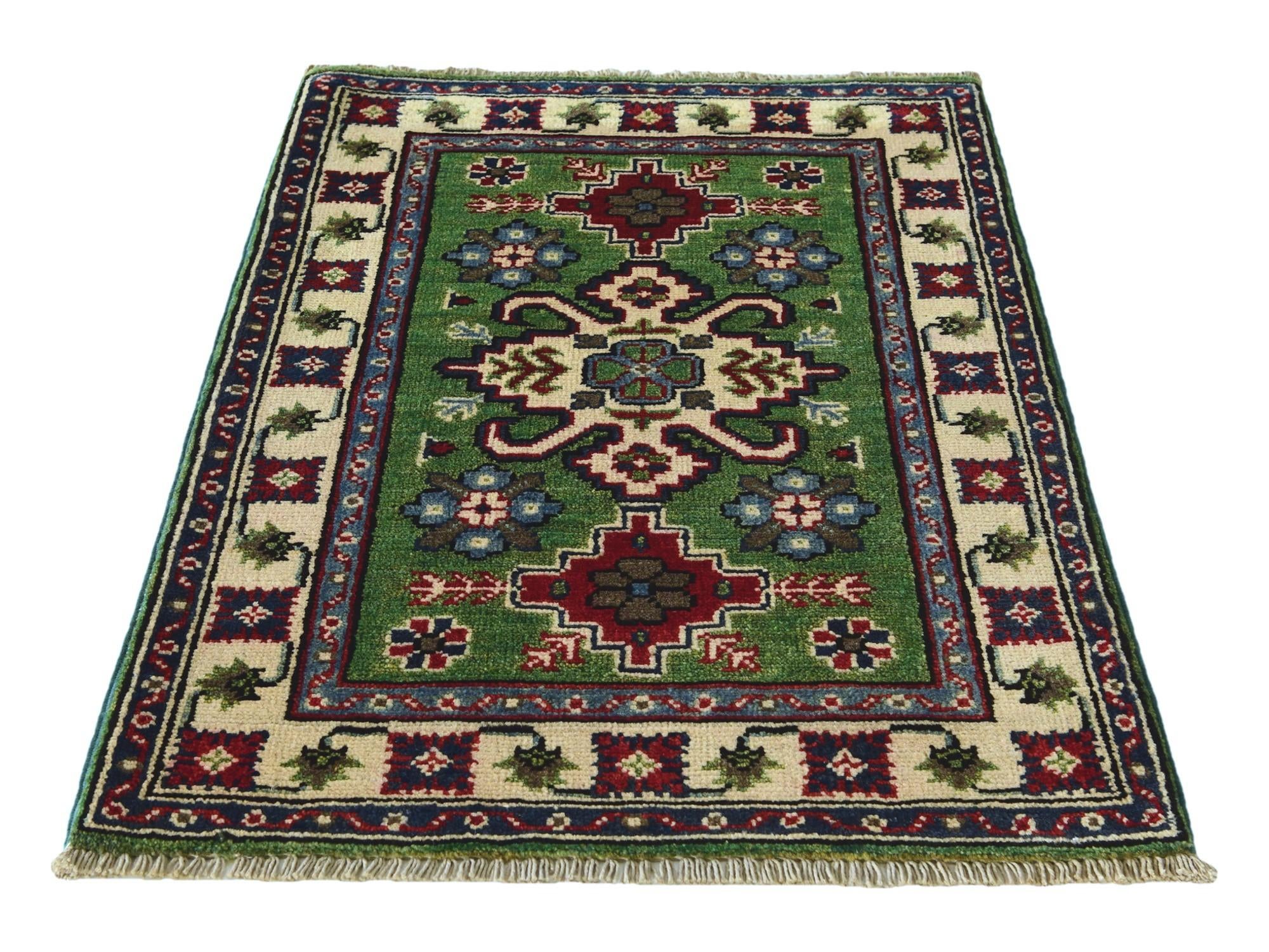 2' 1 x 3' 1 Hand Knotted Kazak Rug