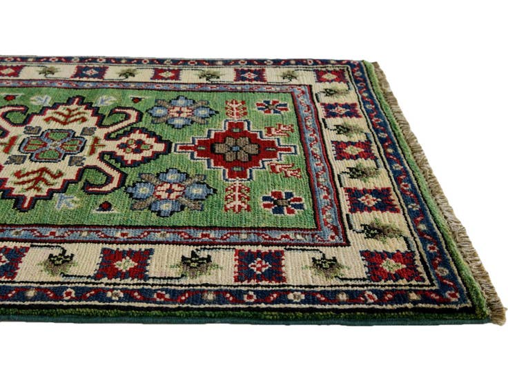 Detail image of 2' 1 x 3' 1 Hand Knotted Kazak Rug