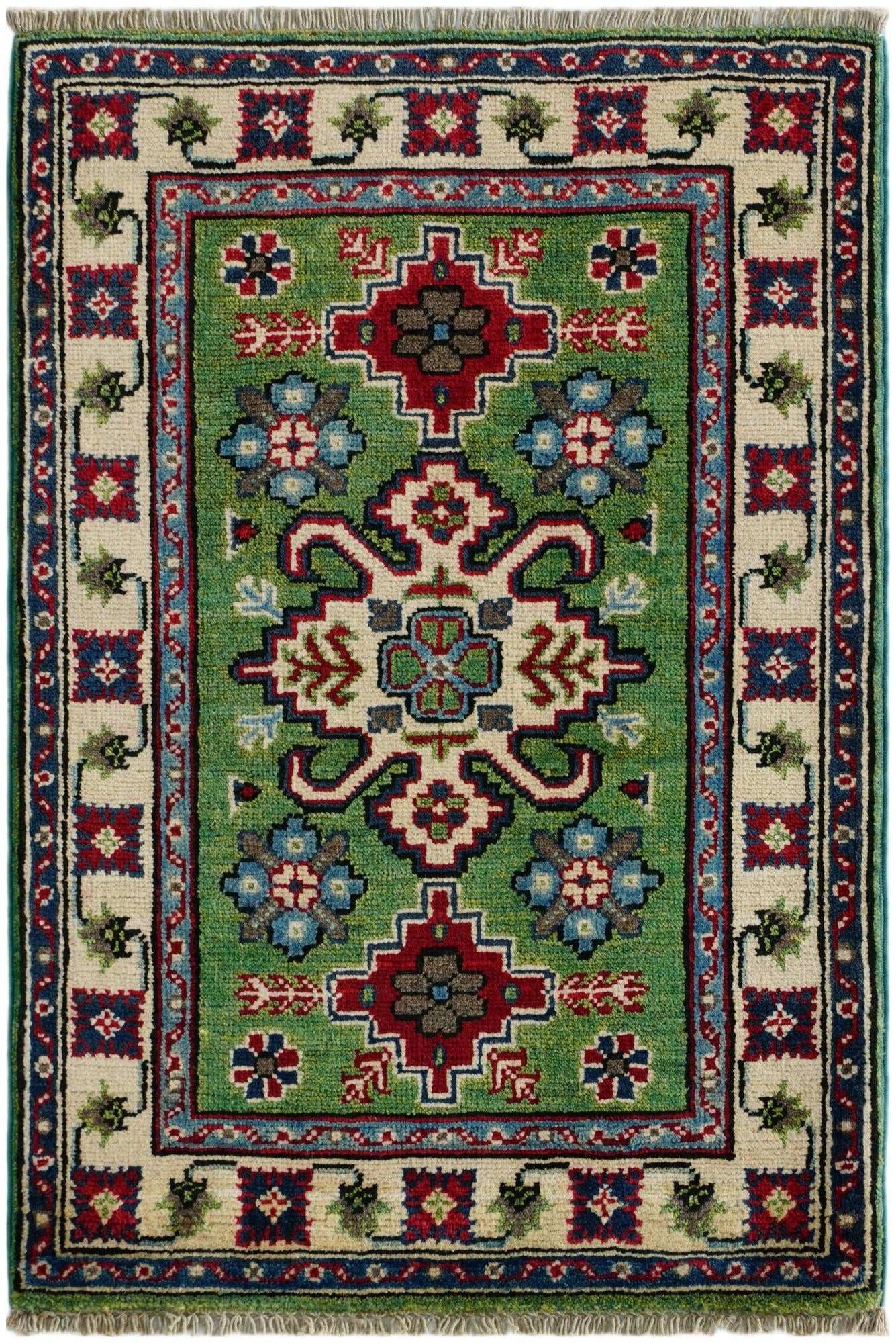 2' 1 x 3' 1 Hand Knotted Kazak Rug