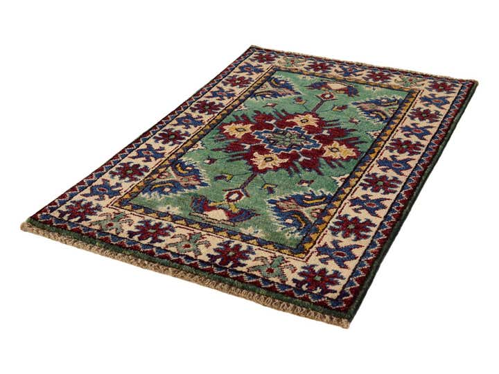 2' x 3' 1 Hand Knotted Kazak Rug