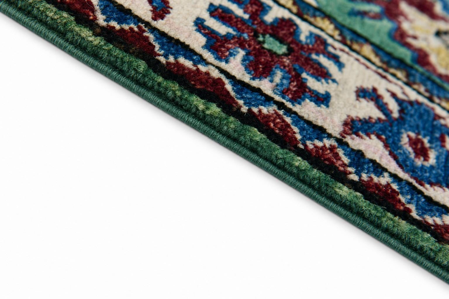 Detail image 8 of 12: 2' x 3' 1 Hand Knotted Kazak Rug