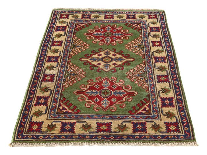 2' x 2' 11 Hand Knotted Kazak Rug