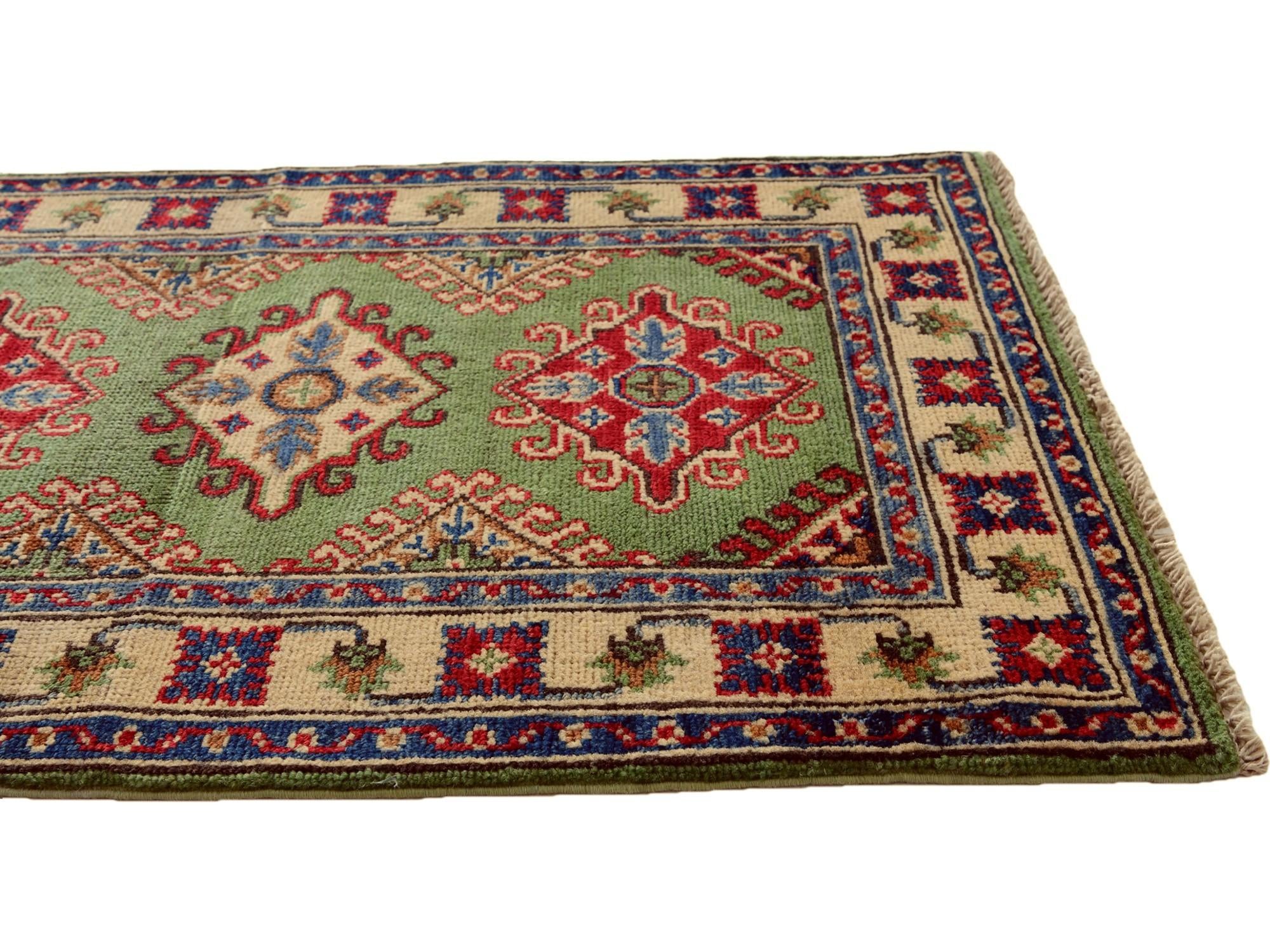 2' x 2' 11 Hand Knotted Kazak Rug