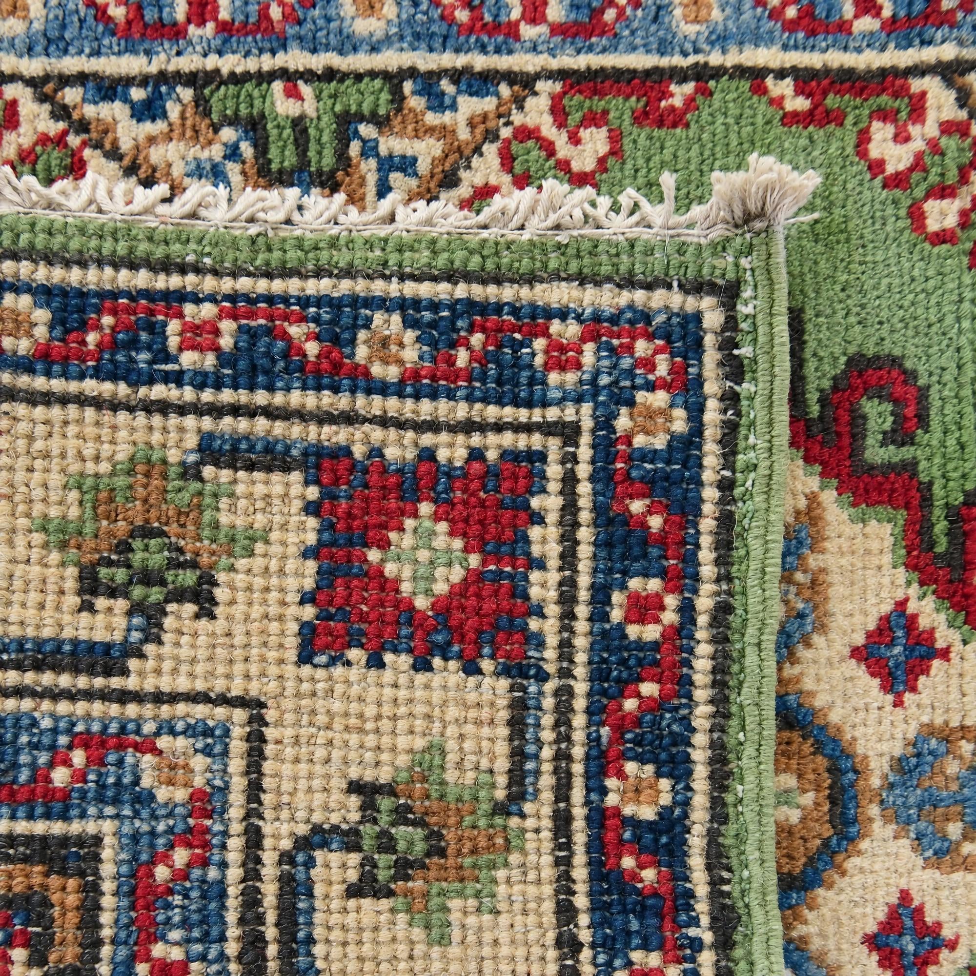 60cm x 90cm Hand Knotted Kazak Rug