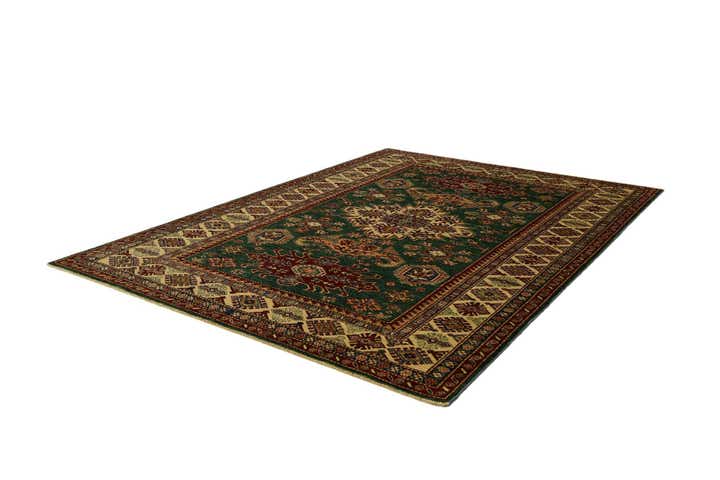 5' 9 x 8' Hand Knotted Kazak Rug