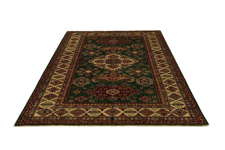5' 9 x 8' Hand Knotted Kazak Rug