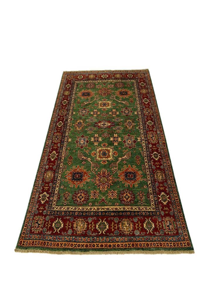 6' x 8' 6 Hand Knotted Kazak Rug