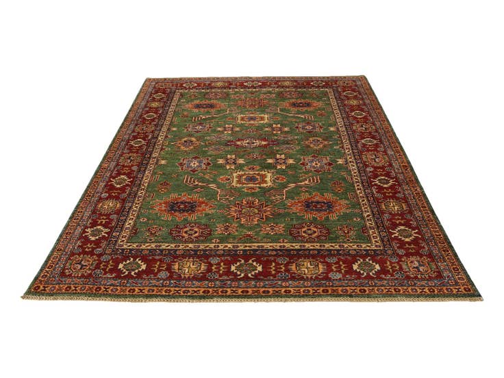 Detail image of 6' x 8' 6 Hand Knotted Kazak Rug