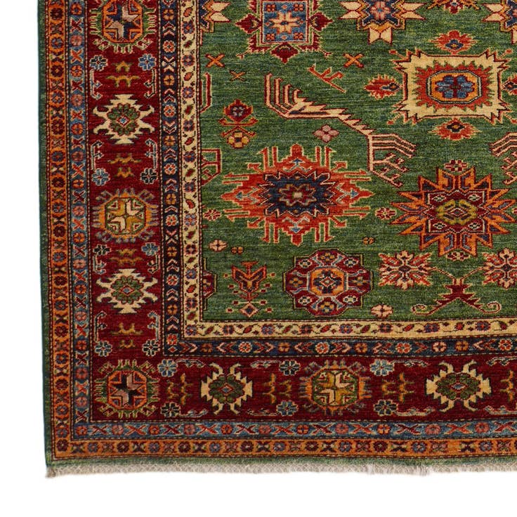 Detail image of 6' x 8' 6 Hand Knotted Kazak Rug