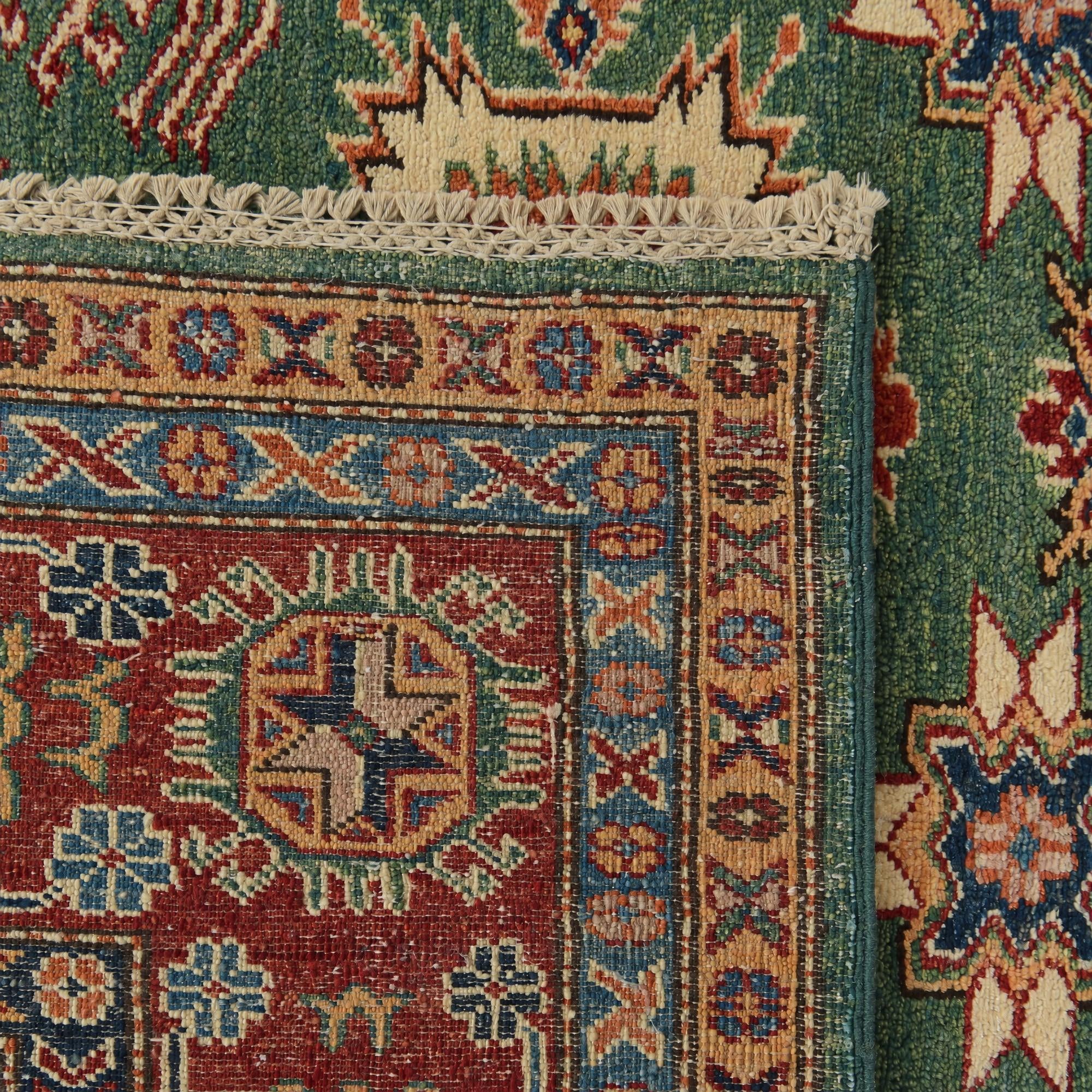 185cm x 260cm Hand Knotted Kazak Rug