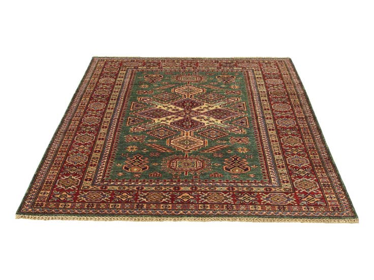Detail image of 5' x 6' 5 Hand Knotted Kazak Rug