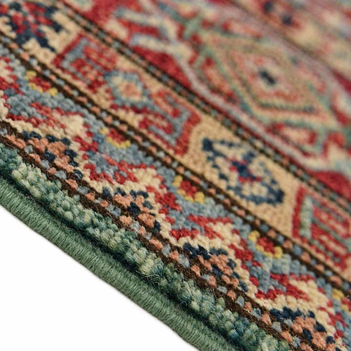 150cm x 195cm Handgeknüpft Kazak Teppich