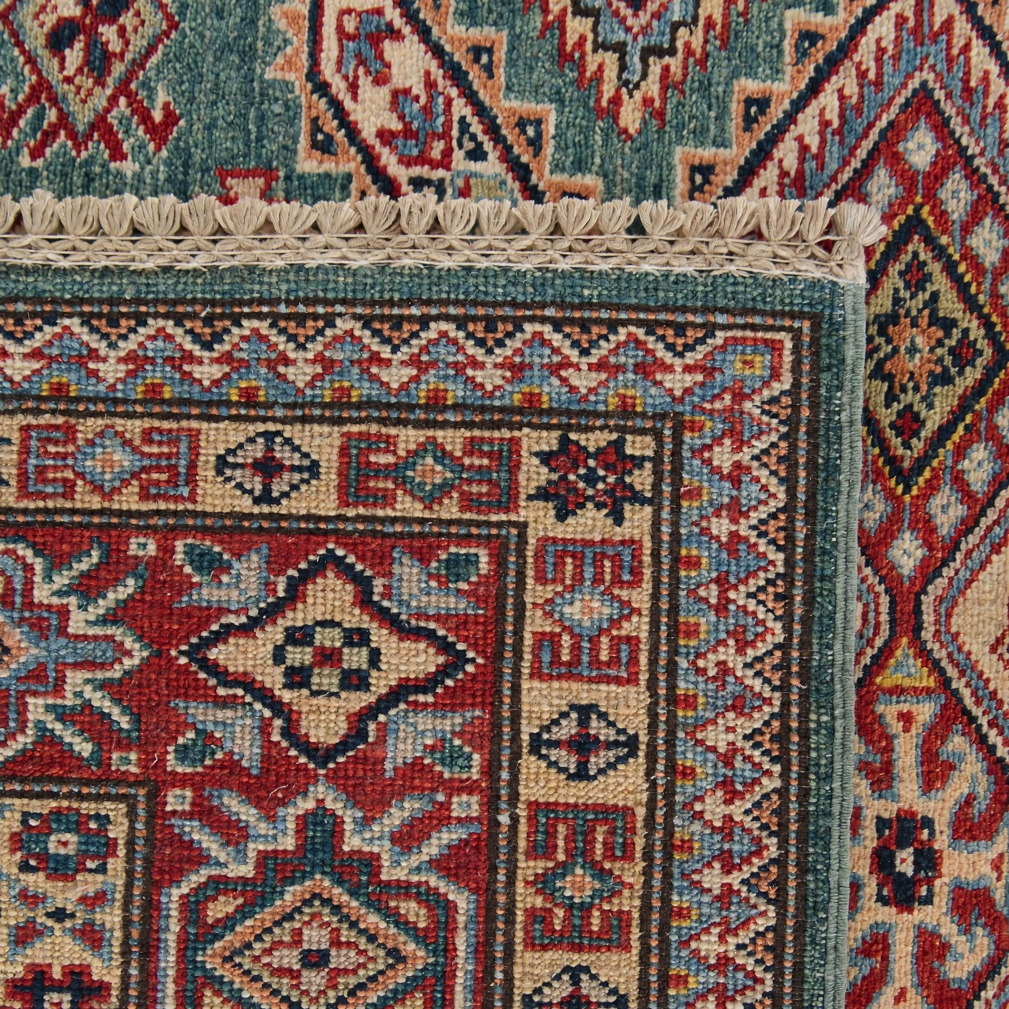 150cm x 195cm Hand Knotted Kazak Rug