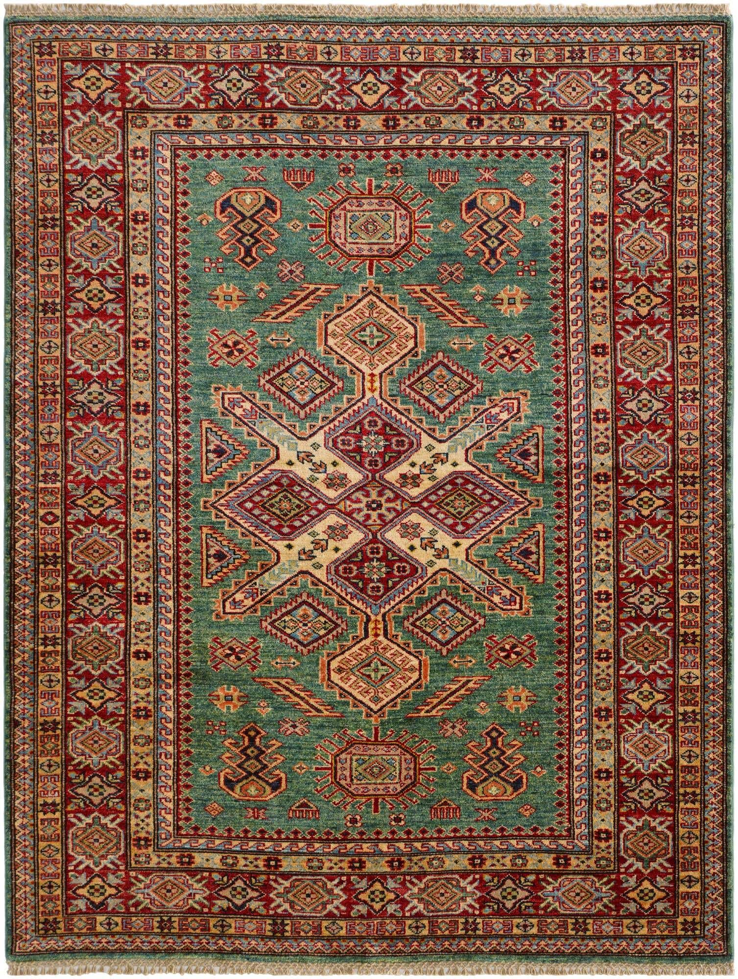 5' x 6' 5 Hand Knotted Kazak Rug