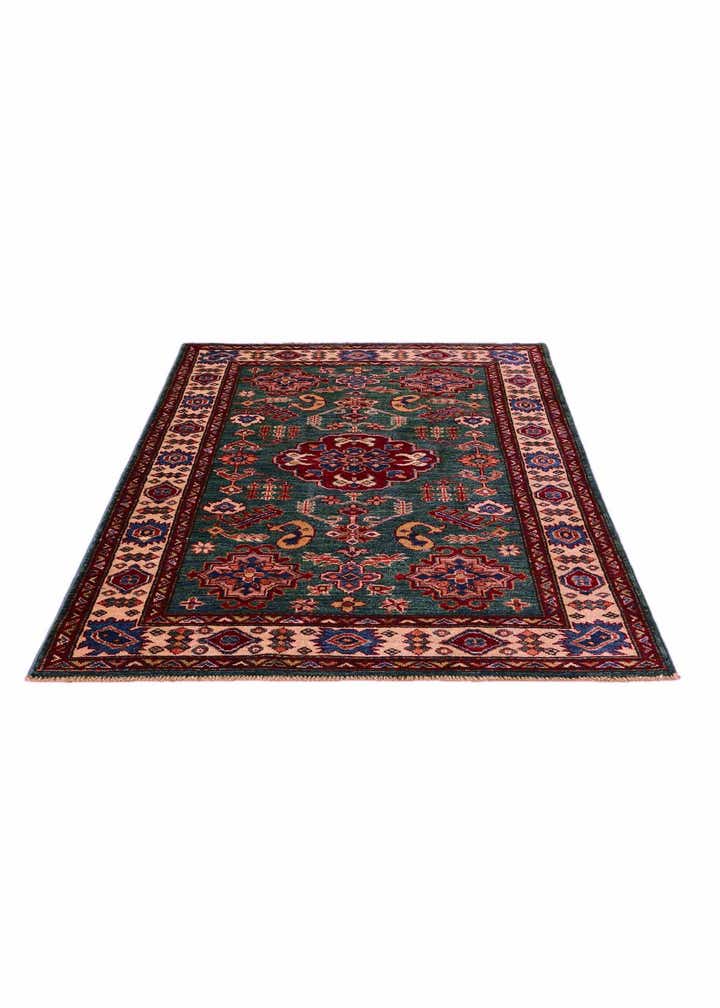 3' 5 x 5' 1 Hand Knotted Kazak Rug