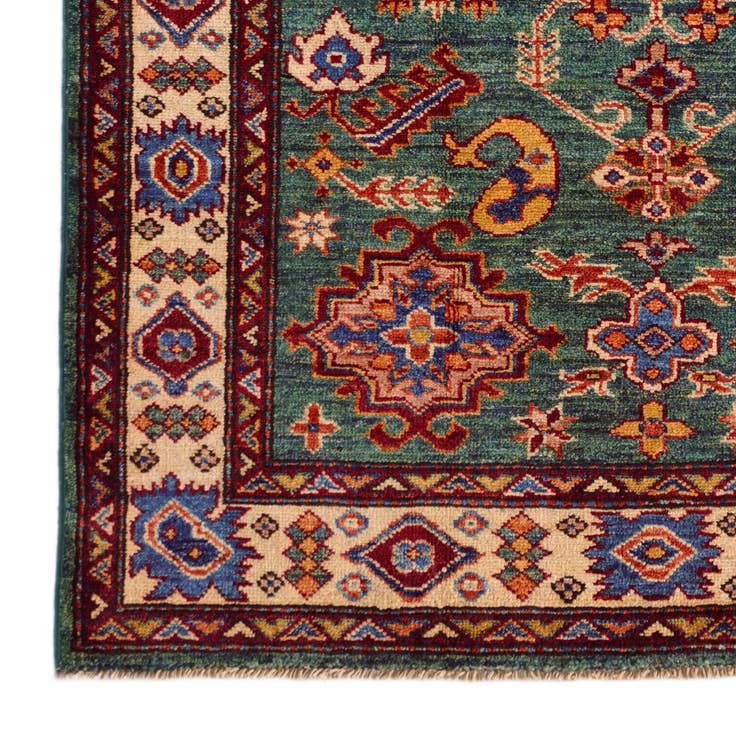 Detail image of 3' 5 x 5' 1 Hand Knotted Kazak Rug