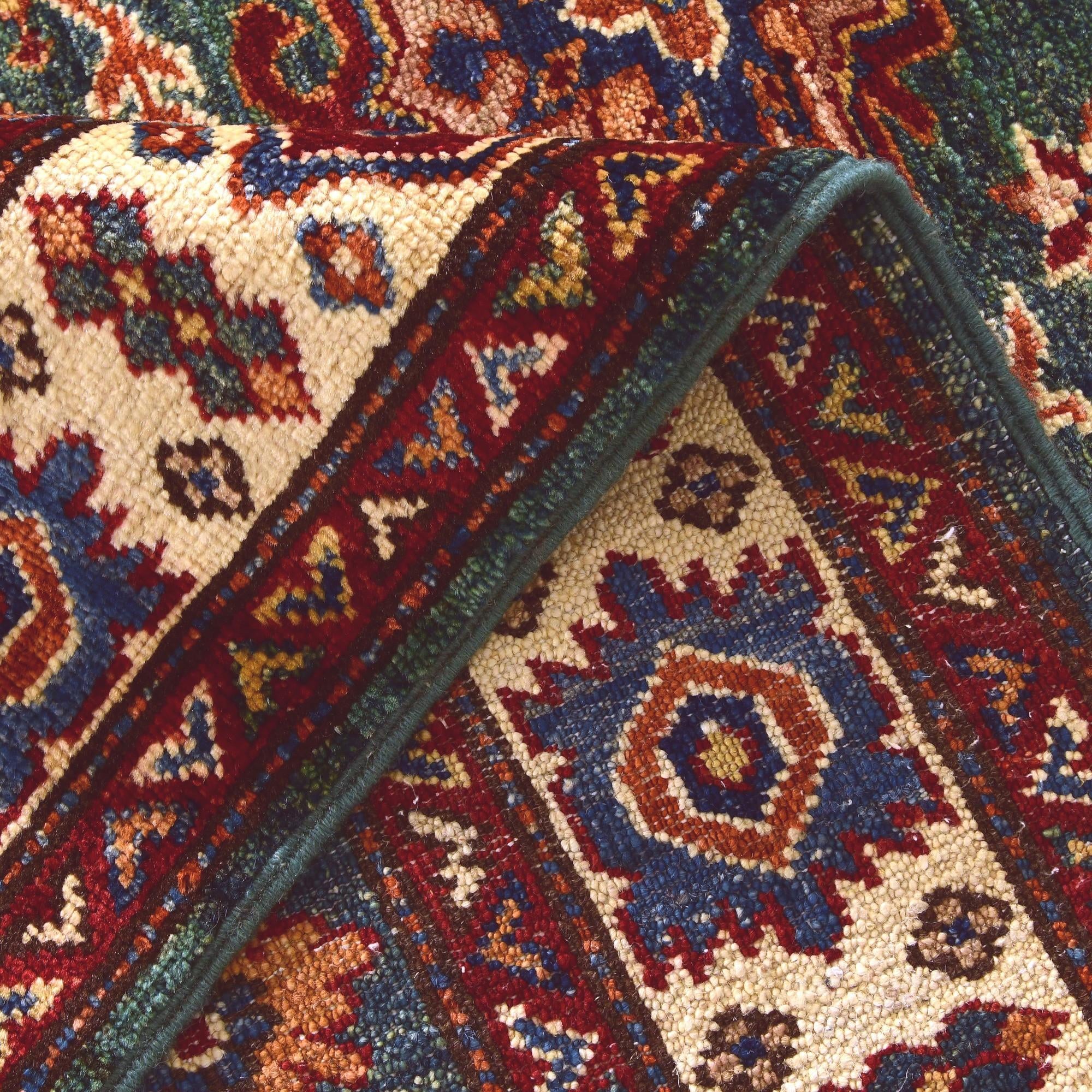 3' 5 x 5' 1 Hand Knotted Kazak Rug