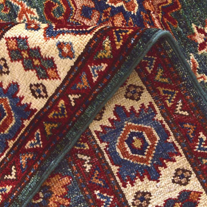 3' 5 x 5' 1 Hand Knotted Kazak Rug