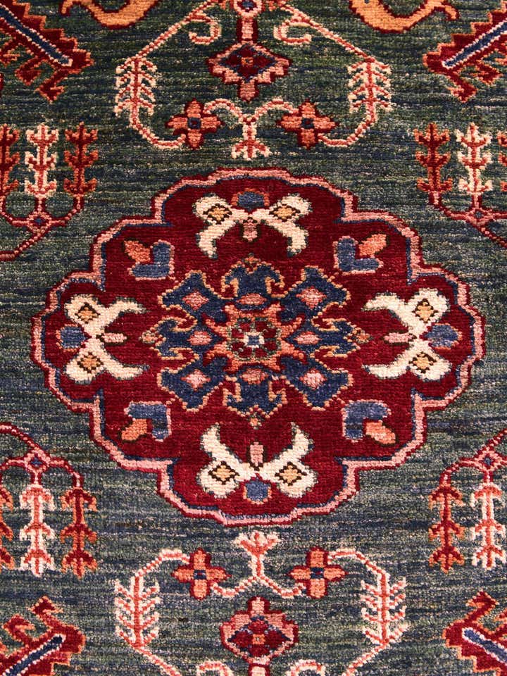 3' 5 x 5' 1 Hand Knotted Kazak Rug