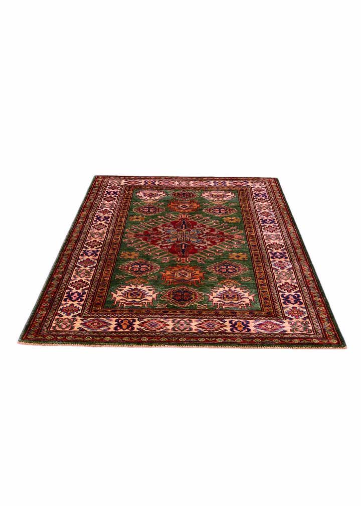 3' 5 x 5' Hand Knotted Kazak Rug