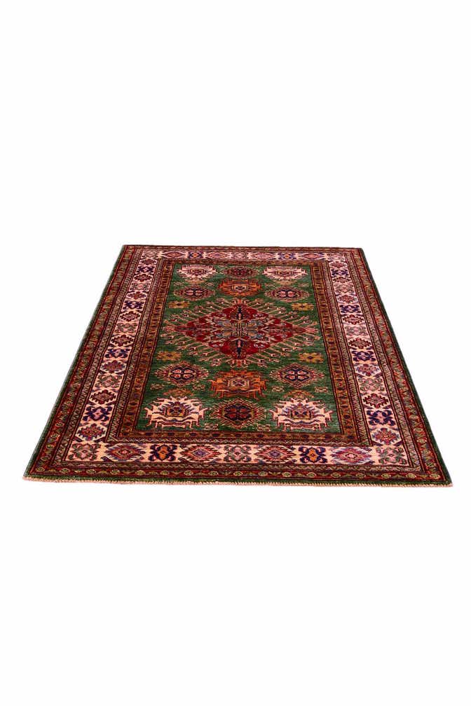 3' 5 x 5' Hand Knotted Kazak Rug