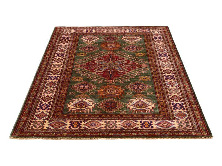 3' 5 x 5' Hand Knotted Kazak Rug