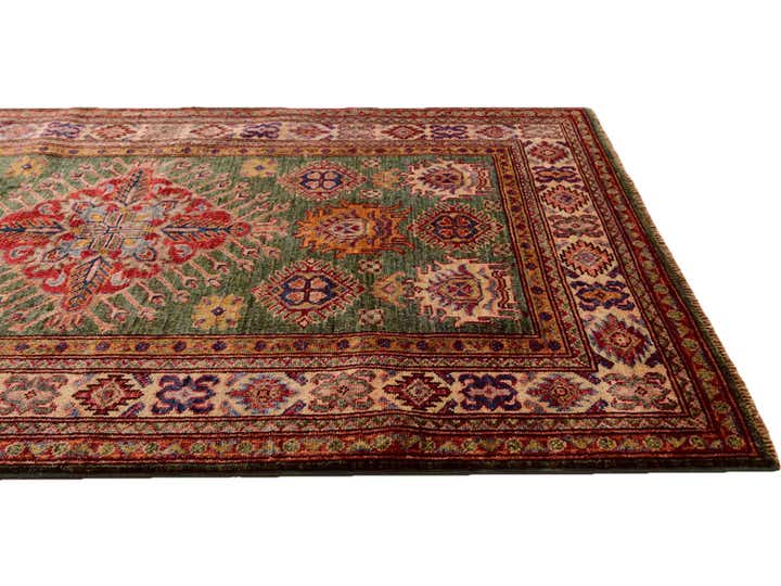 3' 5 x 5' Hand Knotted Kazak Rug