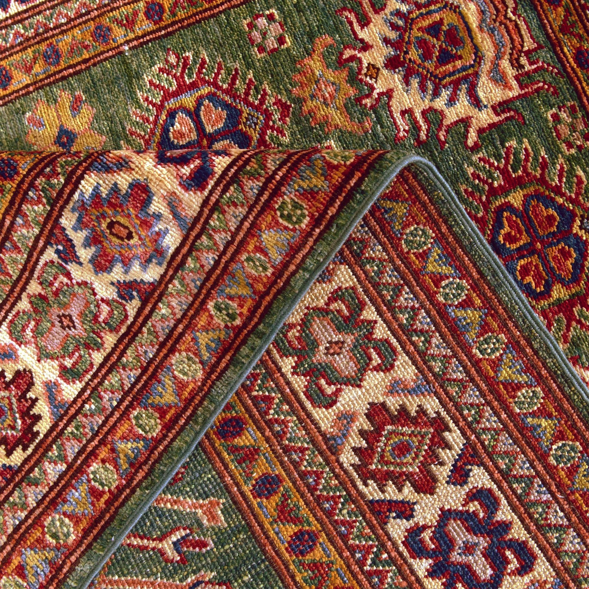 3' 5 x 5' Hand Knotted Kazak Rug